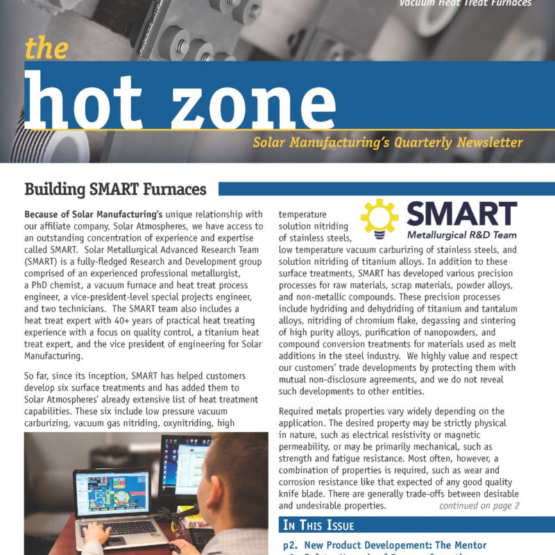 The Hot Zone Newsletter - 2014 Spring