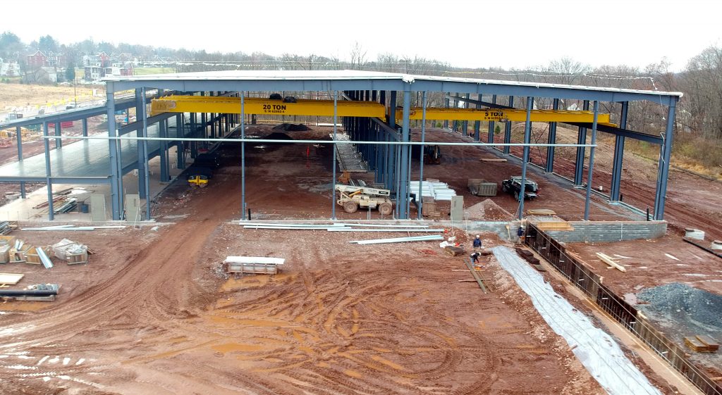 Solar Manufacturing Building Progress - November 2018